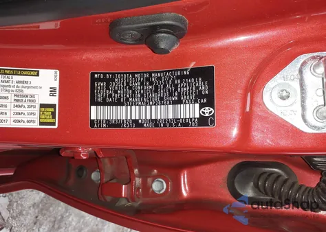 2021 Toyota Corolla Le из США, поврежденный, VIN 5YFEPMAE3MP267681